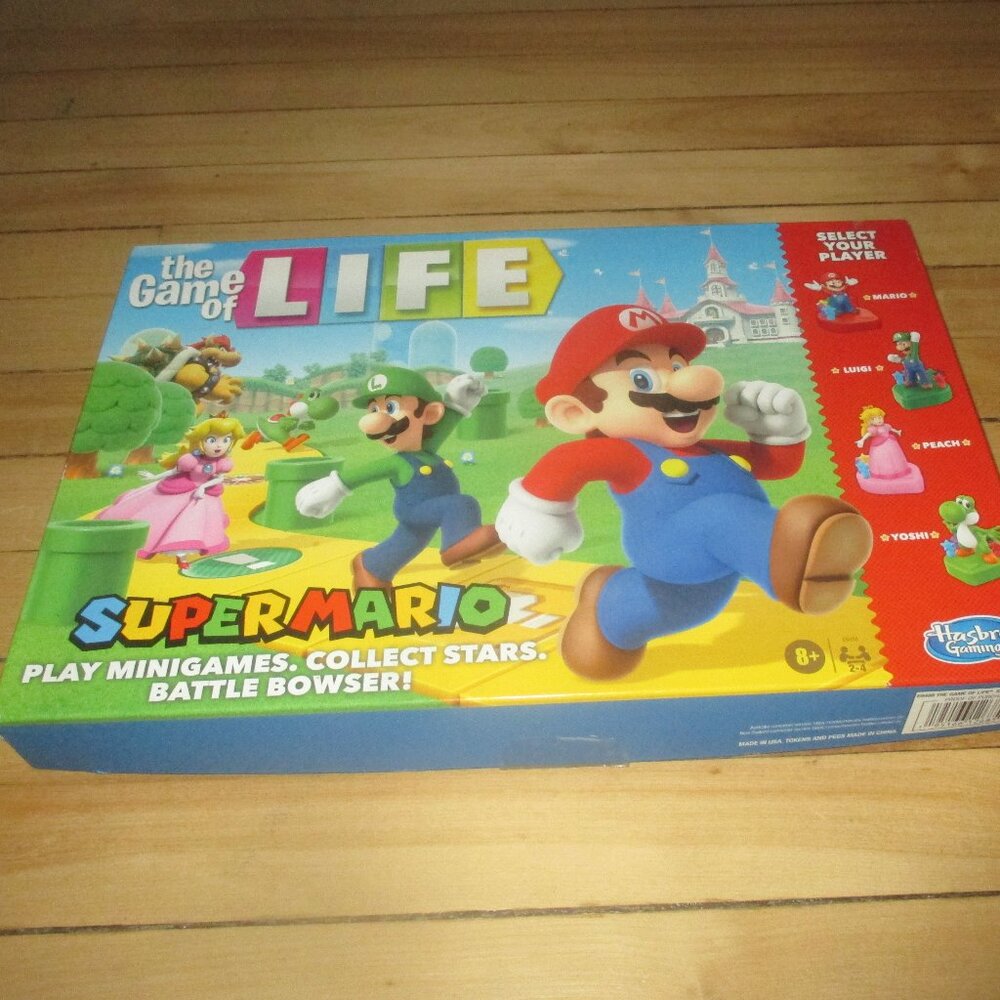 The Game of Life Super Mario Bros. Edition (2021) Board Game